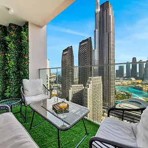Burj Khalifa Bliss I 4 Bedroom I Burj Khalifa & Fountain Views I Free Gym, Pool, Parking, Wi-fi And Ps5 I By Skyline Serenity دبي